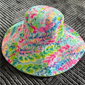 Lilly Pulitzer Pink and Blue Hat